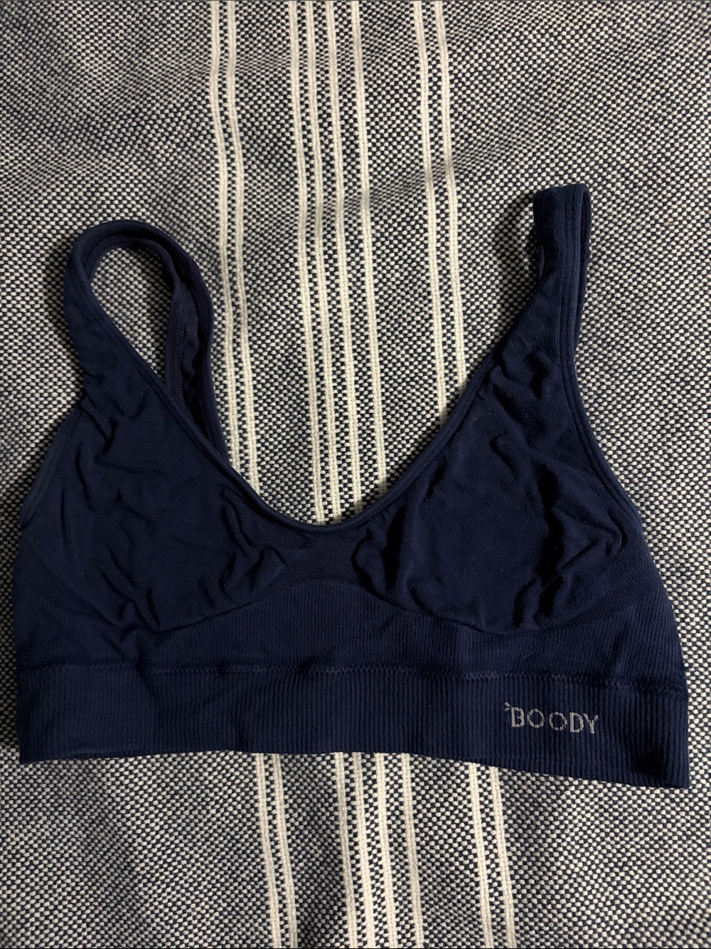 BOODY Navy Seamless Scoop Bralette